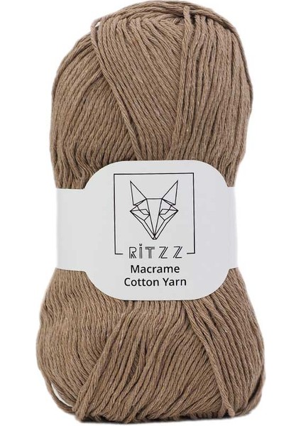 Ince Koton Makrome Ipi // 1,5mm // 068 // Toprak