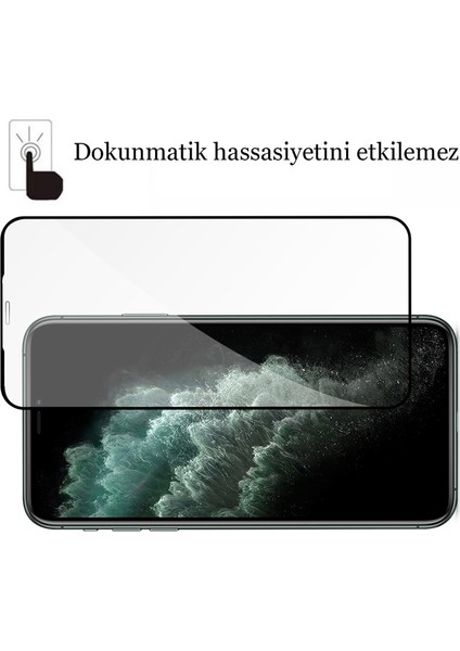 iPhone 11 Pro Kırılmaz Cam 5d Tam Kaplayan 9h Temperli Ekran Koruyucu