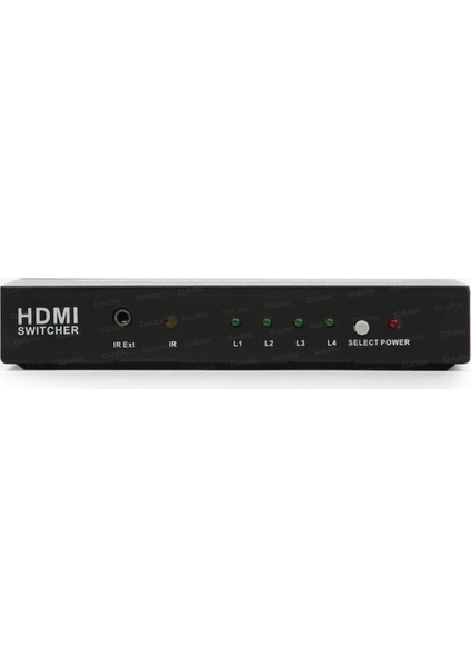 Dk Hd SW4X1K 4 Giriş - 1 Çıkış Kumandalı HDMI 4K Swit