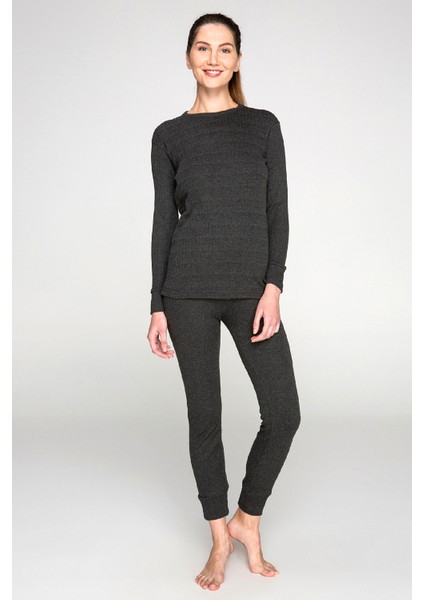 Soft Termal İçlik Seti Antrasit Renkli Pamuklu Erkek Çamaşırı Konforu fiyatları