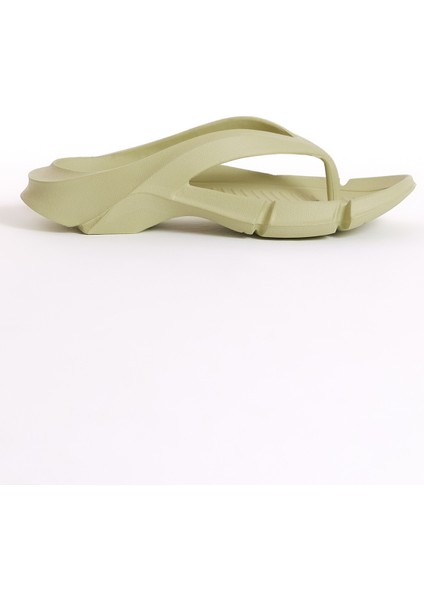 Kadın Çimen Yeşili Kalın Tabanlı Parmak Arası Eva Terlik fiyatları