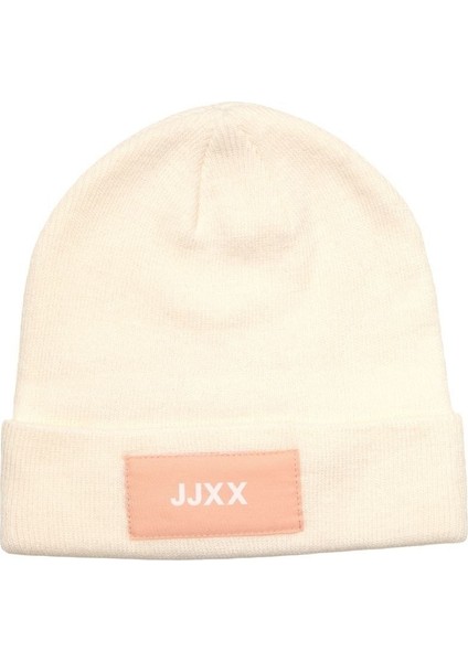Jxbasic Logo Beanie Acc Sn Kadın Bere - 12205033 Cloud Dancer fiyatları