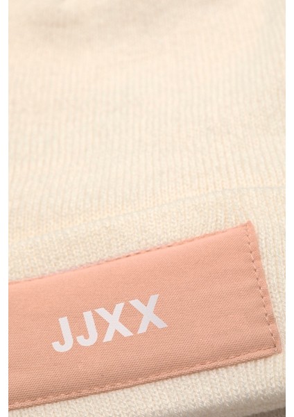 Jxbasic Logo Beanie Acc Sn Kadın Bere - 12205033 Cloud Dancer modelleri