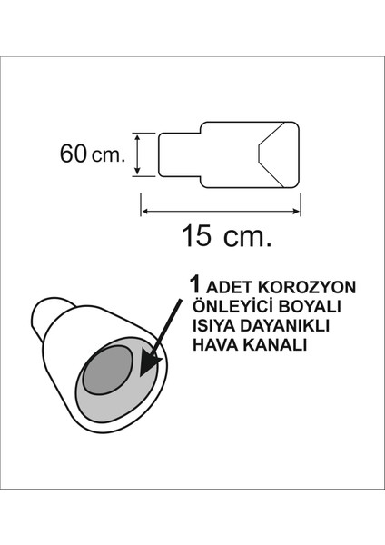 Antipas Iç Kaplamalı Rüzgar Sesli 60 mm Nikelaj Yassı Tekli Egzoz Eksoz Ucu indirimleri