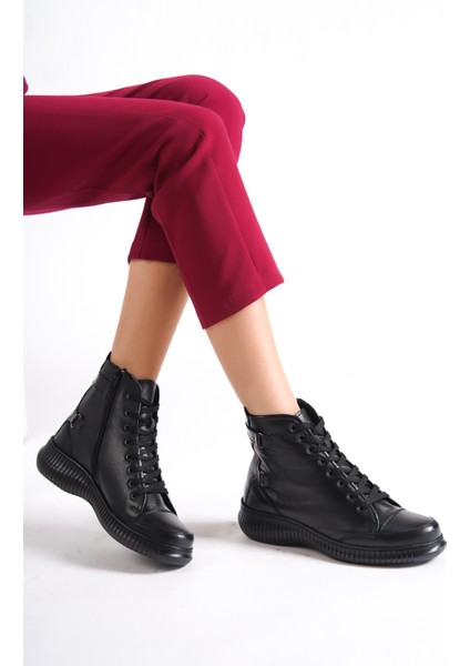 Hakiki Deri Kadın Günlük Bot Bootie KCM-909 fiyatları