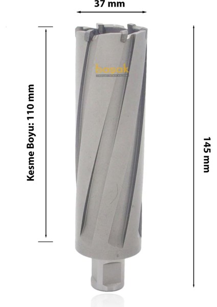 37 x 110 mm Tct Uzun Elmas Manyetik Matkap Ucu HC110 fiyatları