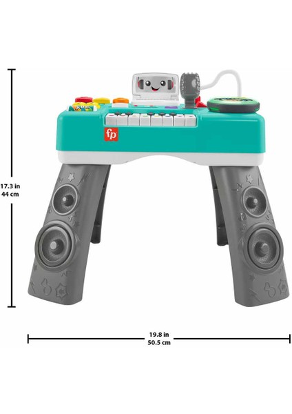 Sesli ve Işıklı Eğlenceli Dj Aktivite Masası HRB61