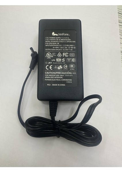 9 Volt 4 Amper Yazarkasa Adaptörü 9 Volt 4 Amper 4.0 mm 1.7 mm Adaptör