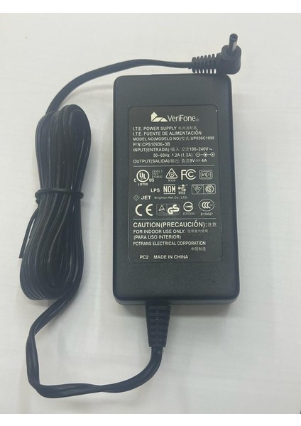 9 Volt 4 Amper Yazarkasa Adaptörü 9 Volt 4 Amper 4.0 mm 1.7 mm Adaptör modelleri