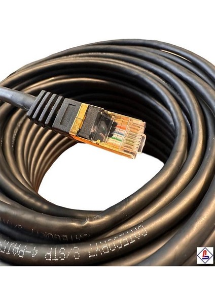 40 Metre Cat7 Kablo Siyah Cat7 Kablo 40 Metre