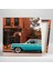 Nostaljik Mavi Araba 1959 Chevrolet Impala Kanvas Tablo 2