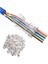 Hq Speed Ez RJ45 Cat6 Yeni Nesil Delikli Jack Konnektör ( 500 Adet ) 1