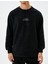 K24 4Wam70043Nk 999 Siyah Erkek Polyester Sweatshirt 4