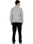 Gri Melanj Erkek Yarım Balıkçı Yaka Boydan Fermuarlı Eşofman Takım EDY19102G 4