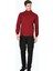 Bordo Erkek Yarım Balıkçı Yaka Fermuarlı Eşofman Takım EDY19102B 2