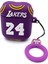 Airpods 1/2. Nesil Uyumlu Sevilen Basketbol Takımı Mor Lakers Forma Tasarımlı Nba Hediye Kılıf 2