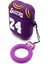 Airpods 1/2. Nesil Uyumlu Sevilen Basketbol Takımı Mor Lakers Forma Tasarımlı Nba Hediye Kılıf 5