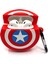 Airpods 1/2. Nesil Sevilen Karakter Captain America Kalkan Tasarımlı Hediye Kılıf 1