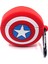 Airpods 3. Nesil Uyumlu Sevilen Karakter Captain America Kalkan Tasarımlı Hediye Kılıf 1