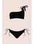 3405 Siyah Tek Omuz Bikini Takımı 5