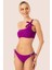 3405 Mor Tek Omuz Bikini Takımı 1