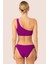3405 Mor Tek Omuz Bikini Takımı 2