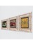 Nas Suresi, Şahmeran, Nar Taş Duvar Tablosu Çerçeveli Duvar Dekoru 3 Parça Tablo Seti Wall Art T3-1022 2