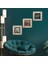 Nazar, Kelebekli Çiçek, Nar Taş Duvar Tablosu Çerçeveli Duvar Dekoru 3 Parça Tablo Seti Wall Art T3-1175 1
