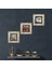 Salvador Dalí, Kelebekli Çiçek, Nar Taş Duvar Tablosu Çerçeveli Duvar Dekoru 3 Parça Tablo Seti Wall Art T3-1201 1