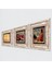 Satranç Oyunu, Leonardo da Vinci Vitruvius Adamı, Nar Taş Duvar Tablosu Çerçeveli Duvar Dekoru 3 Parça Tablo Seti Wall Art T3-1357 2