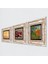 Van Gogh Yatak Odası, Da Vinci Vitruvius Adamı, Nar Taş Duvar Tablosu Çerçeveli Duvar Dekoru 3 Parça Tablo Seti Wall Art T3-1392 2