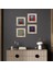 Hayat Ağacı, Fil, Yaşam Çiçeği, Nar Taş Duvar Tablosu Çerçeveli Duvar Dekoru 4 Parça Tablo Seti Wall Art T4-1278 1
