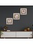 Gül Çiçek Taş Duvar Tablosu Çerçeveli Duvar Dekoru 3 Parça Tablo Seti Wall Art T3-1716 1