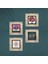 Stone Nazar, Sri Yantra, Hayat Ağacı, Nar Ağacı Çerçeveli Taş Duvar Tablosu 4’lü Set - Dekoratif Modern Sanat, Ev ve Ofis Dekoru |TK4-1008| 4
