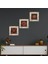 Desen Çerçeveli Taş Duvar Tablosu 3’lü Set - Dekoratif Modern Sanat, Ev ve Ofis Dekoru |TK3-1745| 1