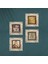 Çingene Kızı, Soteria, Mozaik Serisi Taş Duvar Tablosu Çerçeveli Duvar Dekoru 4 Parça Tablo Seti Wall Art T4-02 4