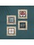Mandala, Nazar, Sri Yantra, Nar Ağacı Taş Duvar Tablosu Çerçeveli Duvar Dekoru 4 Parça Tablo Seti Wall Art T4-1007 4
