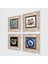 Nazar, Mandala, Şahmeran Taş Duvar Tablosu Çerçeveli Duvar Dekoru 4 Parça Tablo Seti Wall Art T4-1542 2