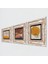Minimalist, Bohem Taş Duvar Tablosu Çerçeveli Duvar Dekoru 3 Parça Tablo Seti Wall Art T3-1932 2