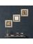 Vintage Çiçek, Vav, Elif Taş Duvar Tablosu Çerçeveli Duvar Dekoru 3 Parça Tablo Seti Wall Art T3-640 1