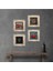 Sri Yantra, Hayat Ağacı, Nar Taş Duvar Tablosu Çerçeveli Duvar Dekoru 4 Parça Tablo Seti Wall Art T4-651 1
