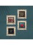 Sri Yantra, Hayat Ağacı, Nar Taş Duvar Tablosu Çerçeveli Duvar Dekoru 4 Parça Tablo Seti Wall Art T4-651 4
