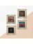 Sri Yantra, Hayat Ağacı, Nar Taş Duvar Tablosu Çerçeveli Duvar Dekoru 4 Parça Tablo Seti Wall Art T4-651 5