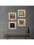 Hayat Ağacı, Vav, Nazar, Nar Taş Duvar Tablosu Çerçeveli Duvar Dekoru 4 Parça Tablo Seti Wall Art T4-658 1