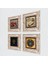 Hayat Ağacı, Vav, Nazar, Nar Taş Duvar Tablosu Çerçeveli Duvar Dekoru 4 Parça Tablo Seti Wall Art T4-658 2