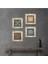 Hayat Ağacı, Yaşam Çiçeği, Lotus Çiçeği Taş Duvar Tablosu Çerçeveli Duvar Dekoru 4 Parça Tablo Seti Wall Art T4-820 1