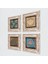 Hayat Ağacı, Yaşam Çiçeği, Lotus Çiçeği Taş Duvar Tablosu Çerçeveli Duvar Dekoru 4 Parça Tablo Seti Wall Art T4-820 2