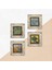 Stone Van Gogh, Claude Monet Çerçeveli Taş Duvar Tablosu 4’lü Set - Dekoratif Modern Sanat, Ev ve Ofis Dekoru |TK4-1187| 5