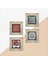 Mandala, Çini Sanatı, Nar Ağacı Çerçeveli Taş Duvar Tablosu 4’lü Set - Dekoratif Modern Sanat, Ev ve Ofis Dekoru |TK4-138| 5