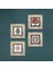 Lale, Sri Yantra, Nar Ağacı, Fatma Ana Eli (Hamsa) Taş Duvar Tablosu Çerçeveli Duvar Dekoru 4 Parça Tablo Seti Wall Art T4-1015 4